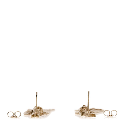 Saint Laurent Metal Monogram Loulou Tassel Earrings Gold 3 of 4
