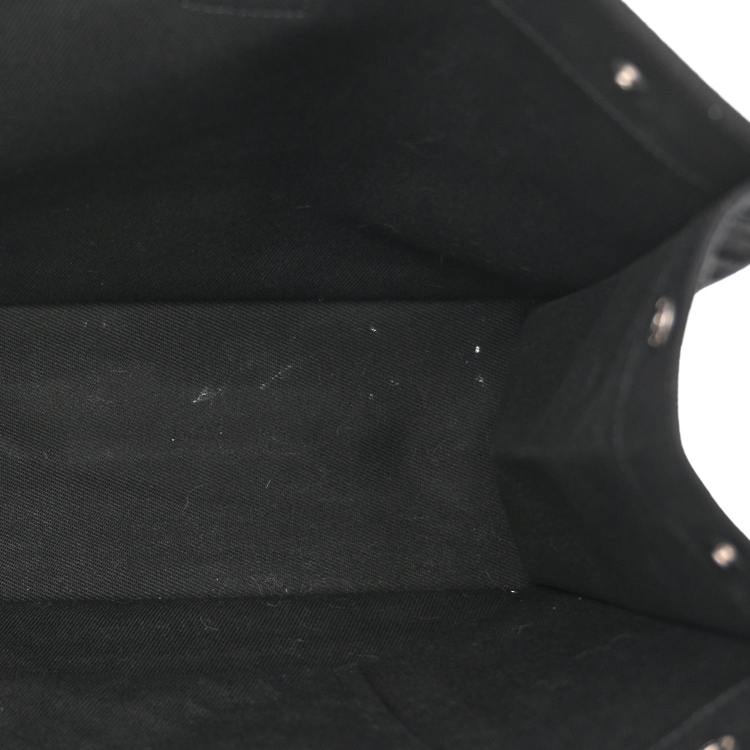 Saint Laurent Linen Calfskin Rive Gauche Tote Black 5 of 12