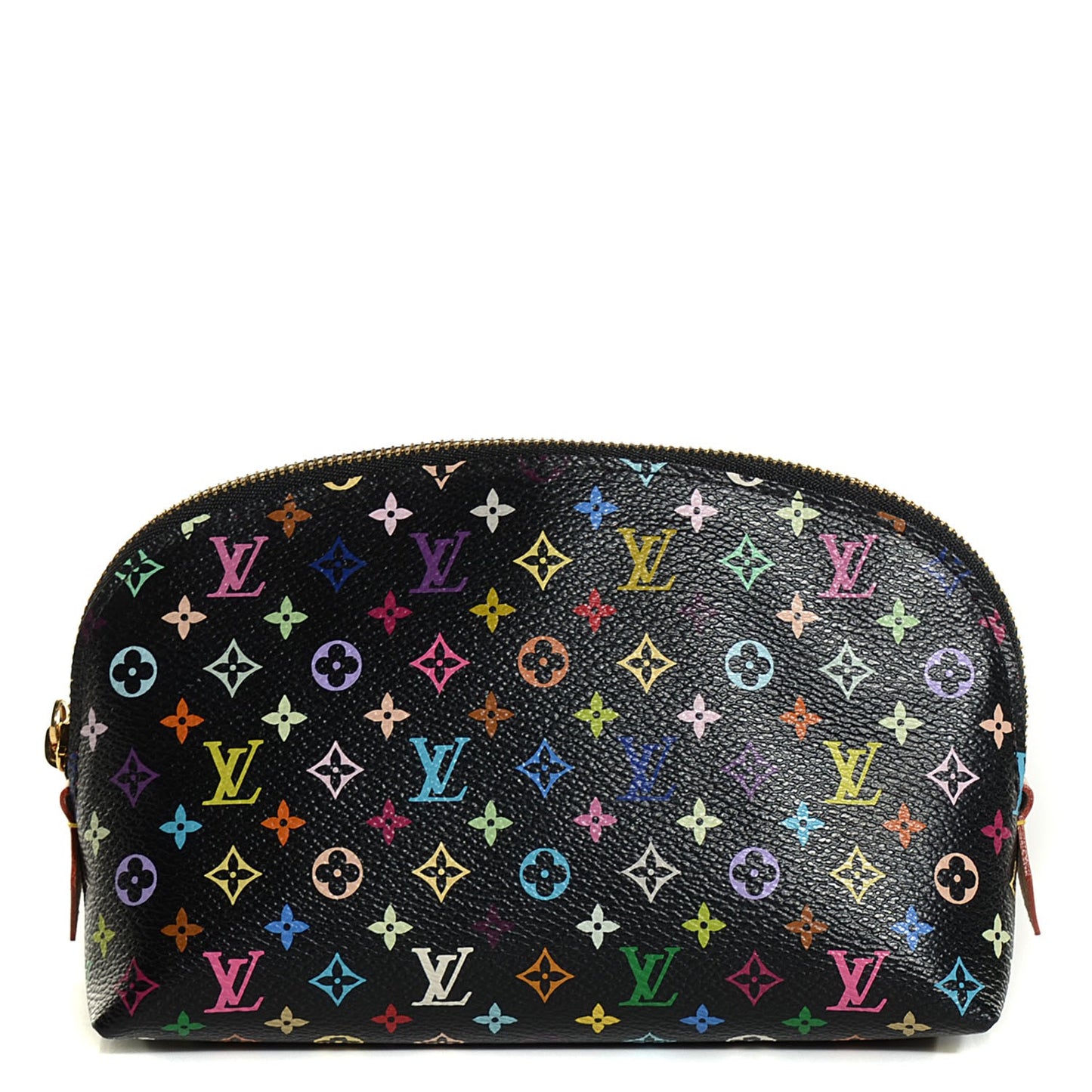 Monogram Multicolor Cosmetic Pouch Black Grenade