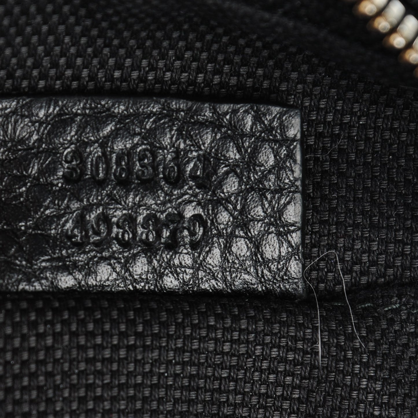 Python Small Soho Disco Bag Black
