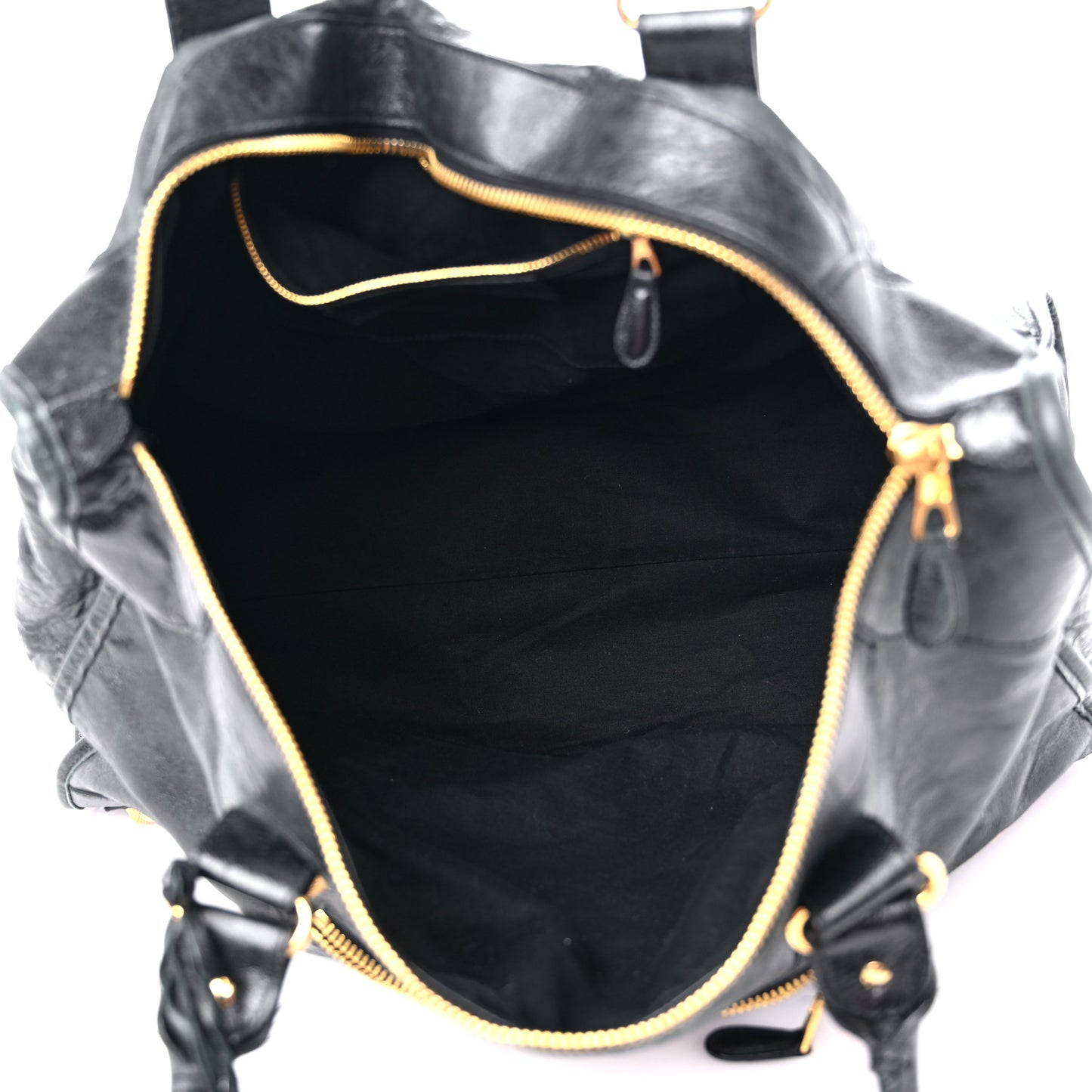 Agneau Giant 21 Gold Hardware Weekender Black