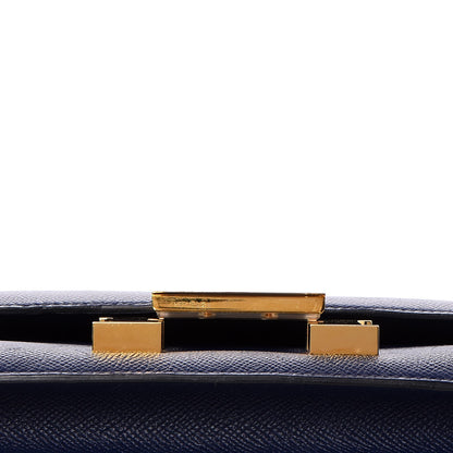 Hermes Epsom Constance 24 Bleu Saphir 9 of 19