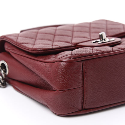 Chanel Caviar Quilted Small Rock In Rome Flap Burgundy 8 of 10