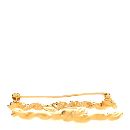 Chanel Quilted CC Brooch Gold 5 of 6