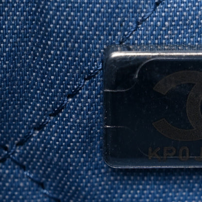 Chanel Denim Quilted Small Chanel 22 Blue 8 of 10