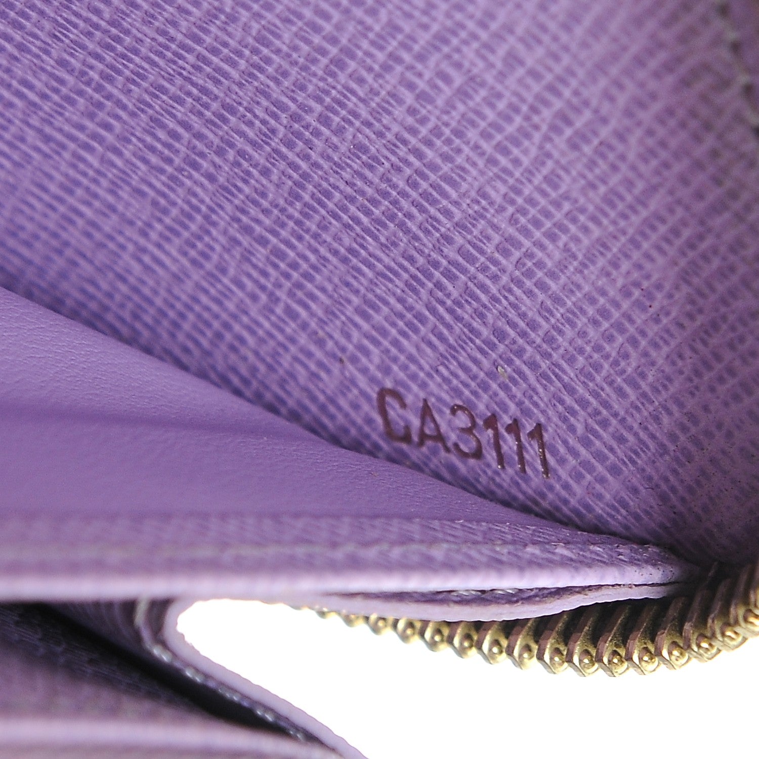 Louis Vuitton Damier Ebene Illustre Zippy Wallet Violet 6 of 8