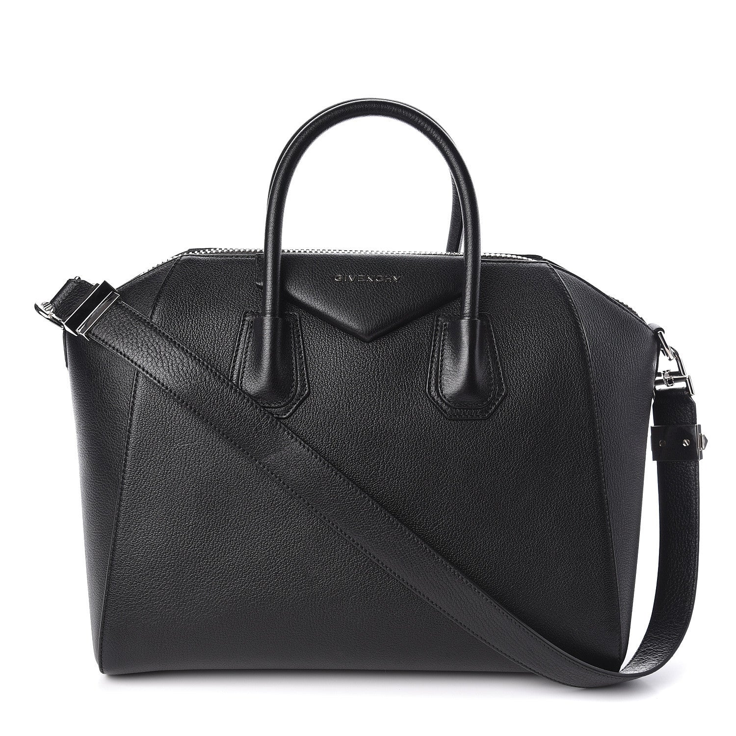 Givenchy Sugar Goatskin Medium Antigona Black 1 of 10