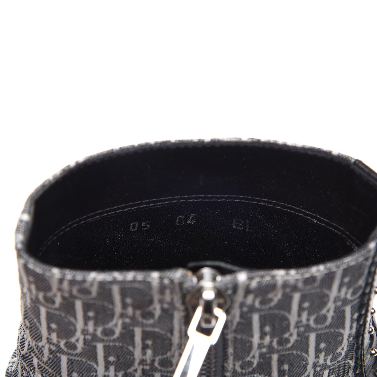 Christian Dior Monogram Trick Pearl Ankle Boots 36.5 Gris Moyen 11 of 14