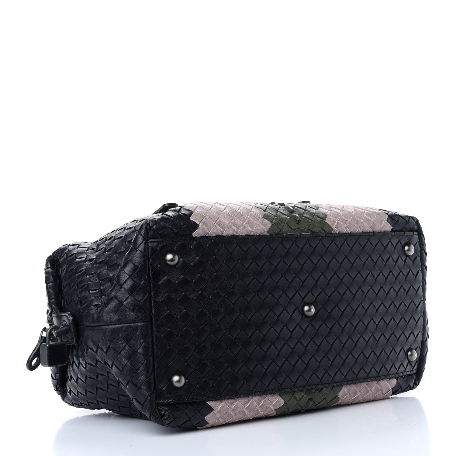 Bottega Veneta Nappa Intrecciato Rings Satchel Multicolor 4 of 8