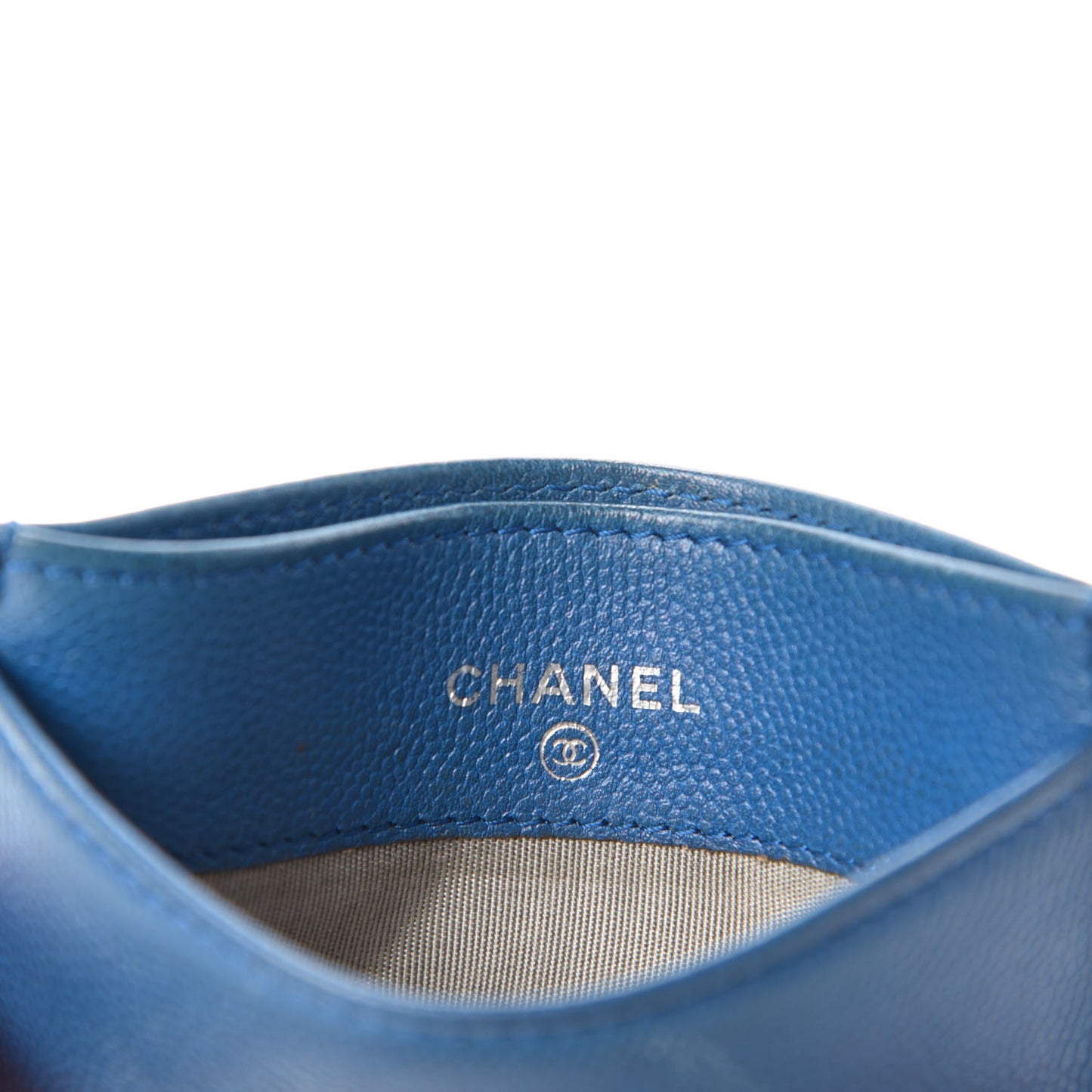 Caviar Card Holder Blue