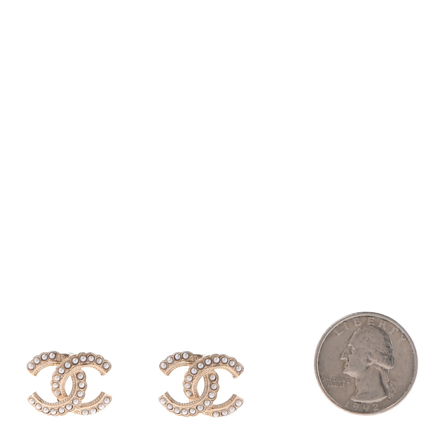Pearl Queen of France CC Earrings Gold