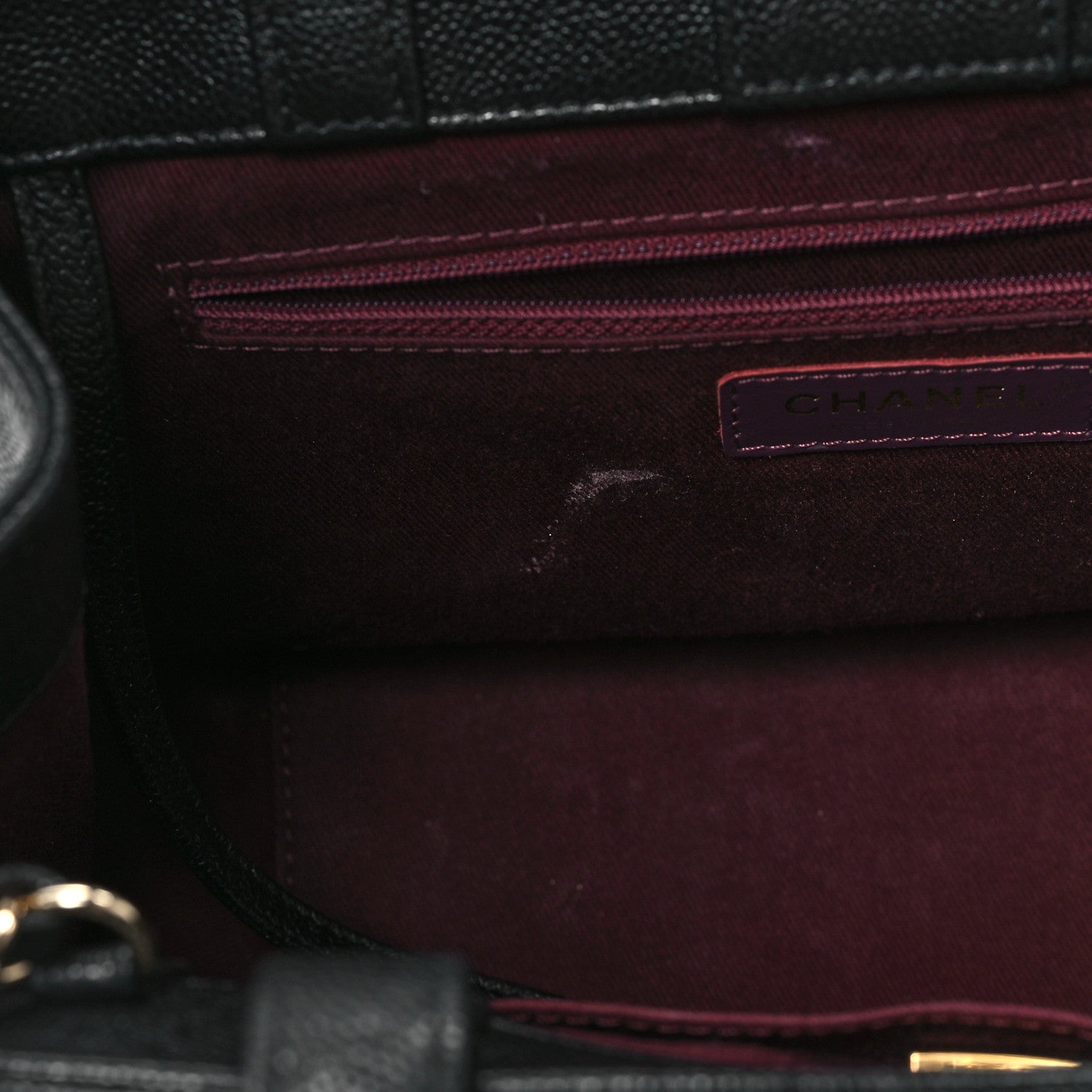 Chanel Caviar Quilted Small Business Affinity Shopping Bag Black 11 of 11