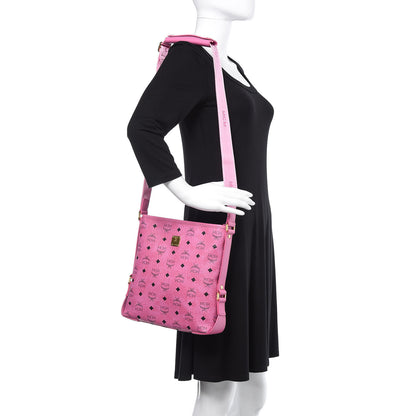 MCM Visetos Messenger Pink 2 of 10
