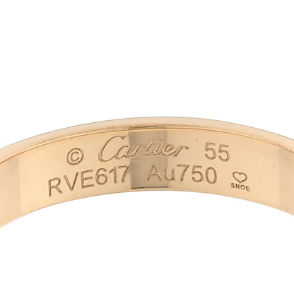 Cartier 18K Yellow Gold 3.5mm LOVE Wedding Band Ring 55 7.25 4 of 4