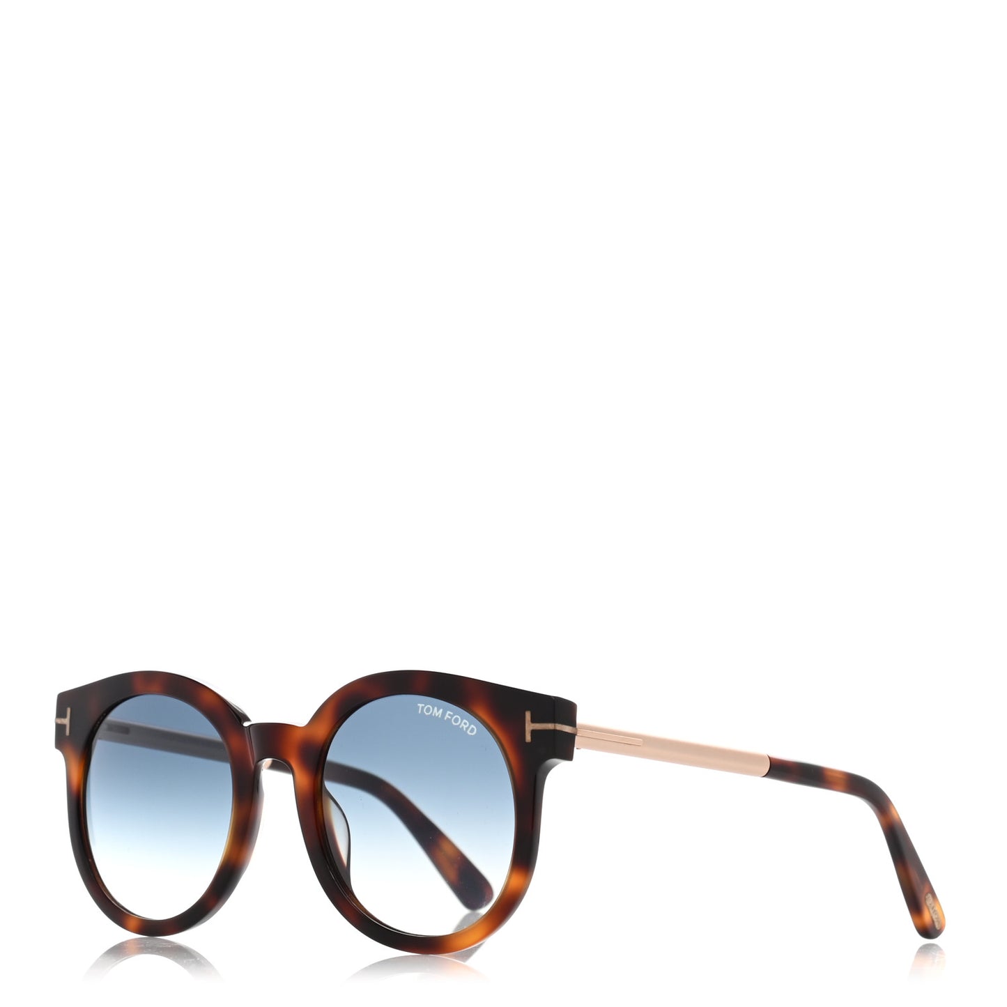 Janina Round Sunglasses Tortoise Black