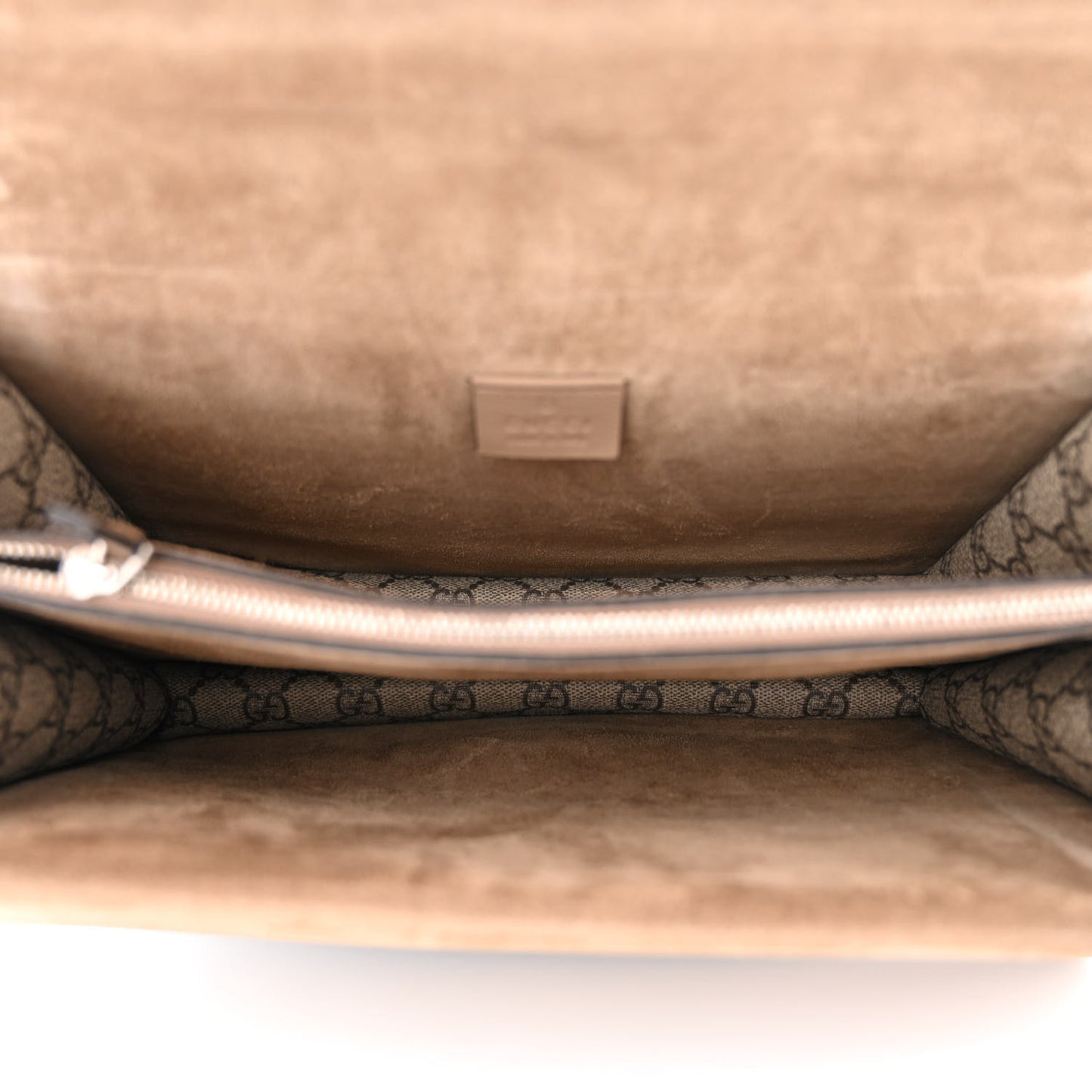 GG Supreme Monogram Medium Dionysus Shoulder Bag Taupe