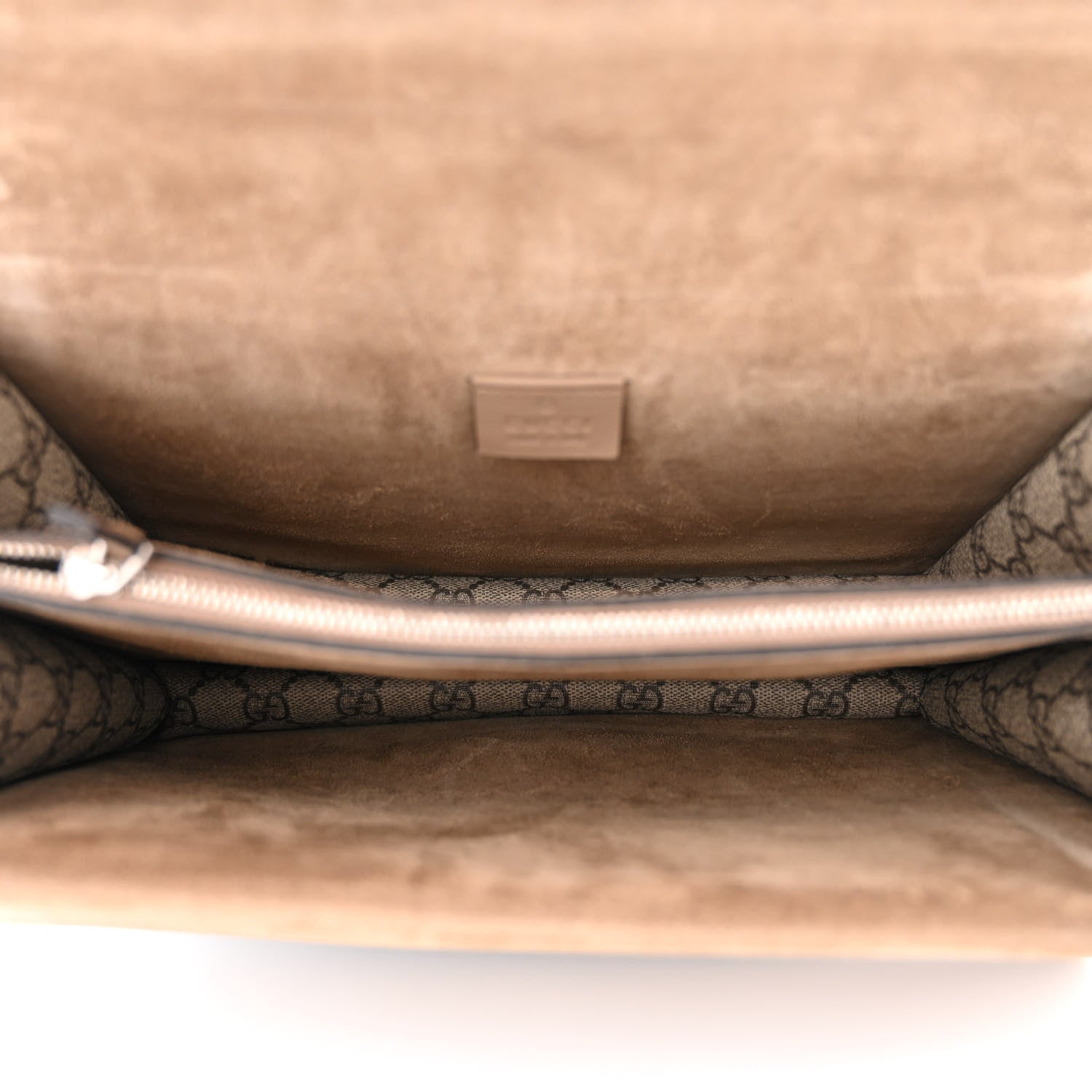 Gucci GG Supreme Monogram Medium Dionysus Shoulder Bag Taupe 5 of 10