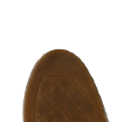 Chanel Lambskin CC Espadrilles 37 Black 12 of 19