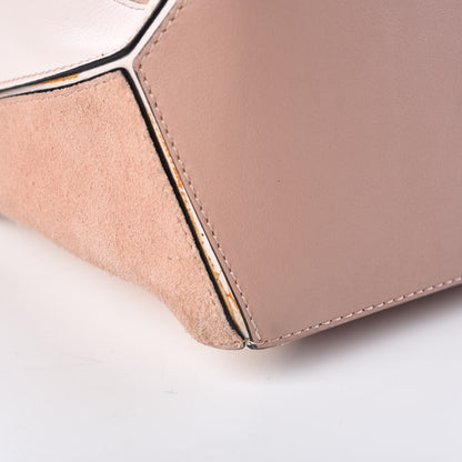 Loewe Calfskin Suede Small Puzzle Bag Blush 13 of 15