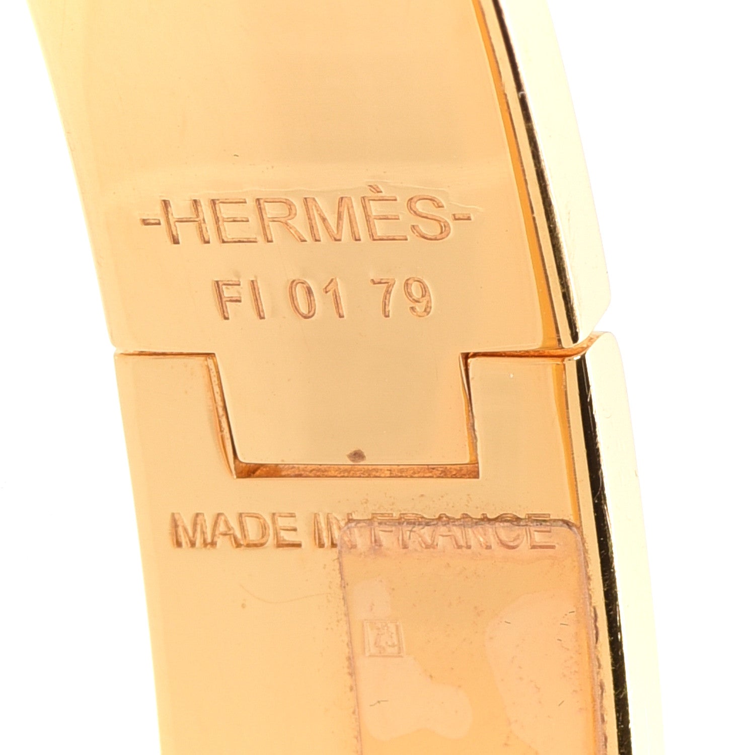 Hermes Enamel Narrow Clic Clac H Bracelet PM White 5 of 6