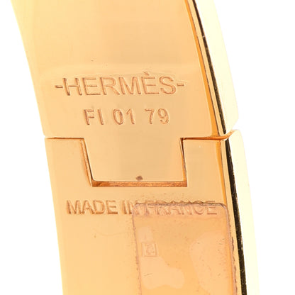 Hermes Enamel Narrow Clic Clac H Bracelet PM White 5 of 6