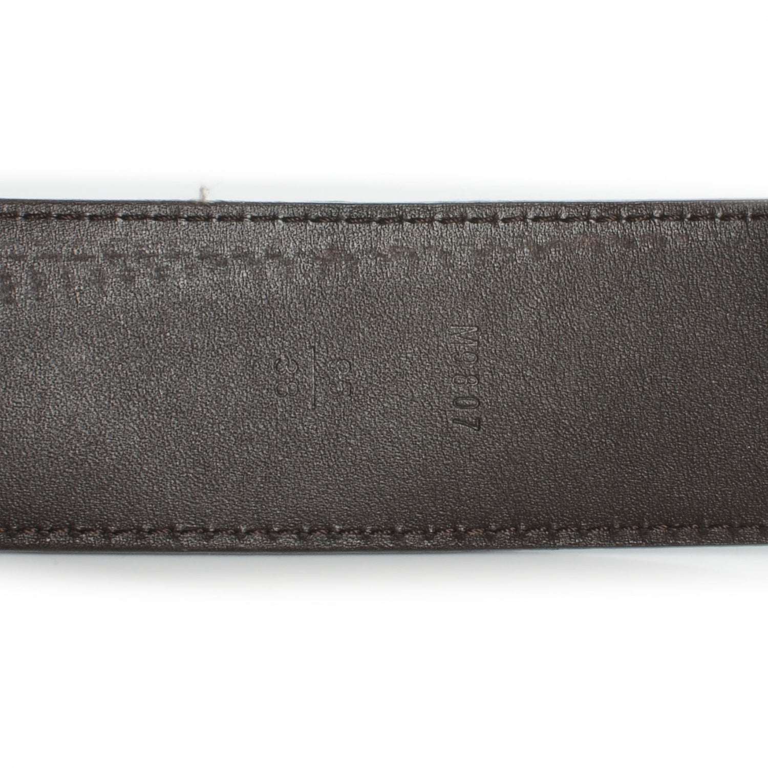 Louis Vuitton Damier Ebene LV Initiales Belt 95 38 5 of 5