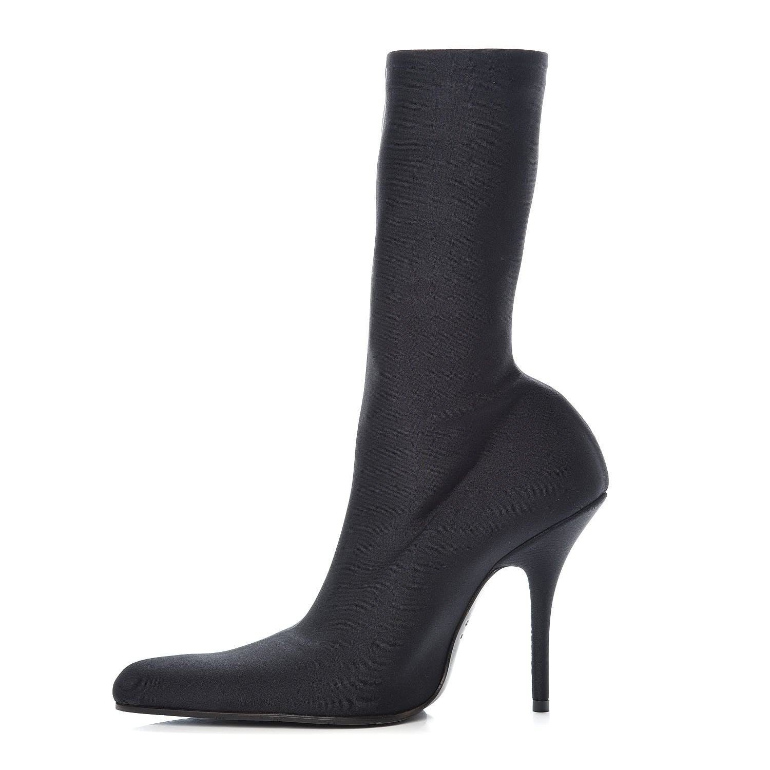 Balenciaga Fabric 110mm Booties 37.5 Black 1 of 8