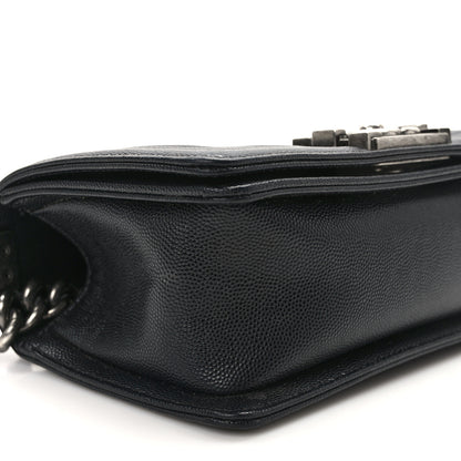 Chanel Caviar Quilted Small Boy Flap Black 9 of 11