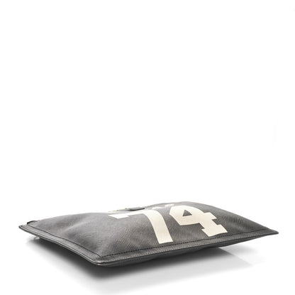 Givenchy Textured Coated Canvas Favelas Large Antigona Pouch Black 4 of 10