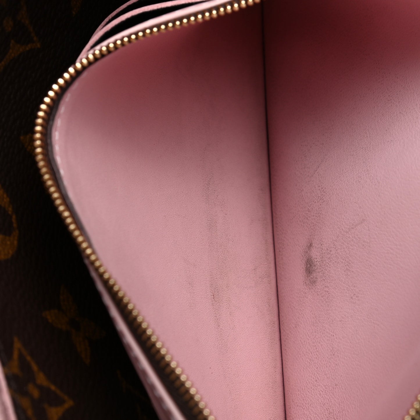 Monogram Flore Wallet Rose Ballerine