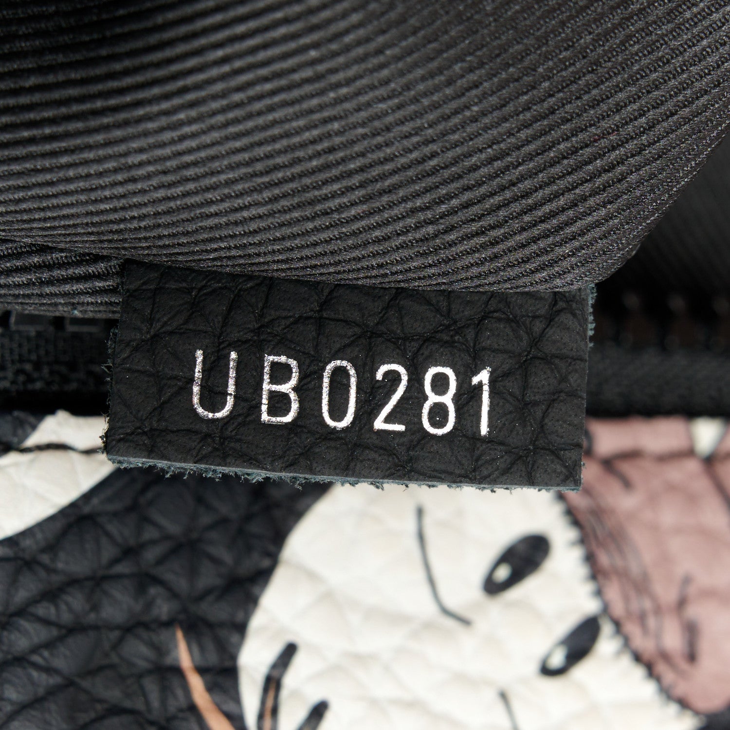 Louis Vuitton Taurillon Monogram Embroidered Cartoon LV Friends A4 Pochette Black 8 of 9