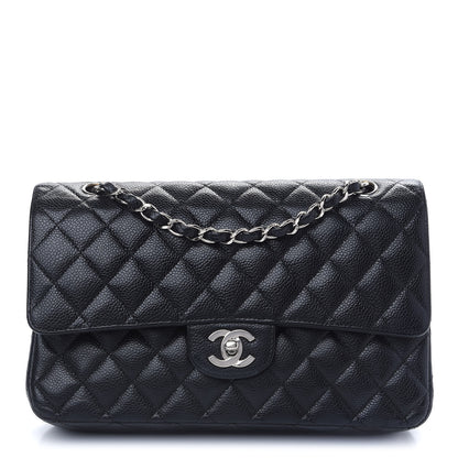 Chanel Caviar Quilted Medium Double Flap Black 1 of 9