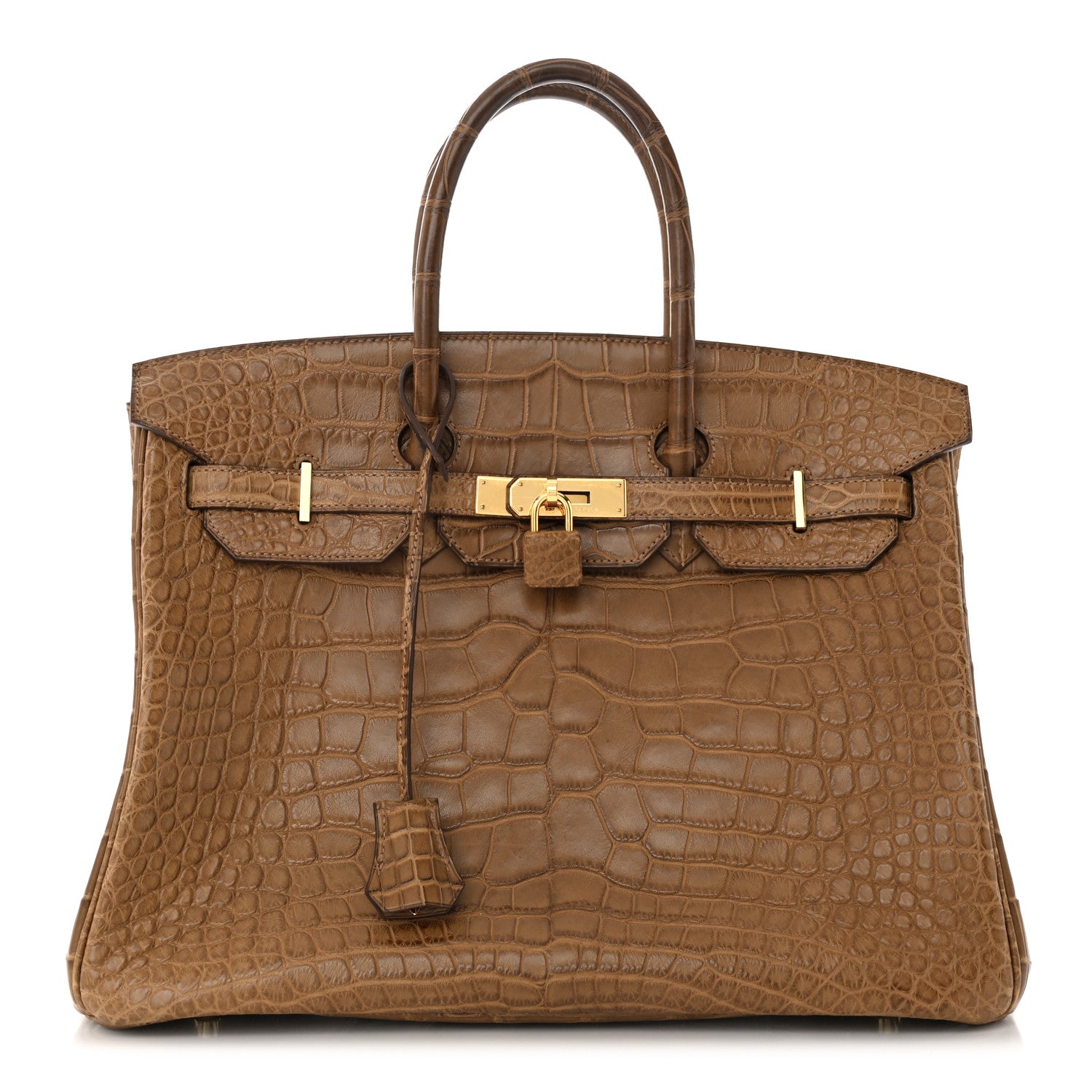 Hermes Matte Alligator Birkin 35 Alezan 1 of 16