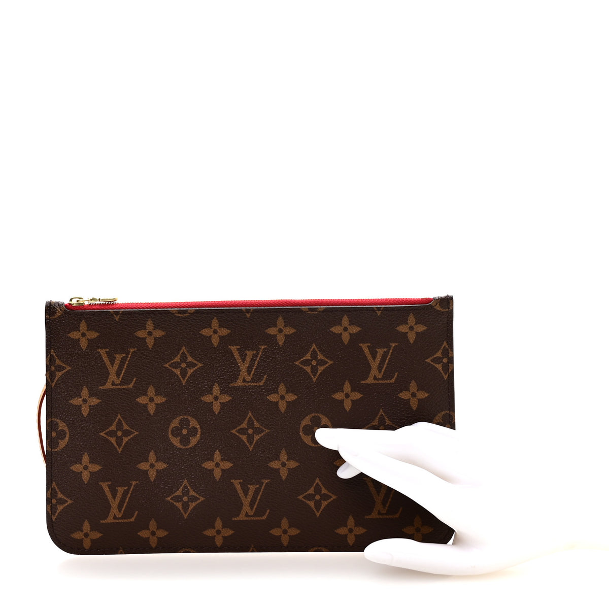 Louis Vuitton Monogram Neverfull MM GM Pochette Cherry 2 of 6