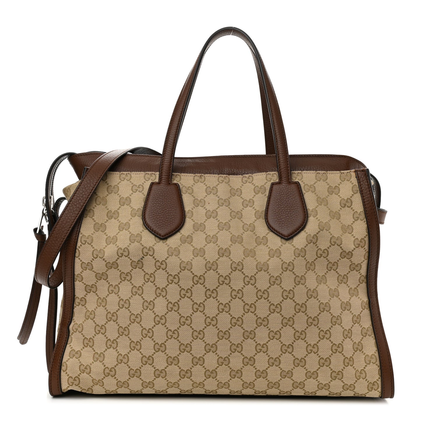 Monogram Ramble Layered Tote Brown