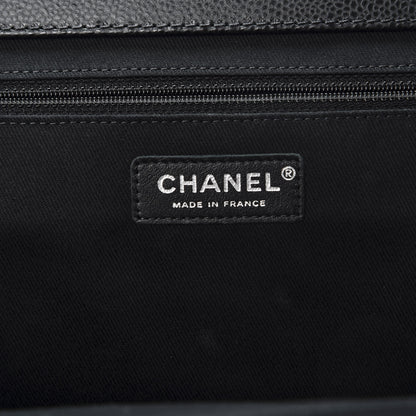 Chanel Caviar Quilted CC Large Clutch Black 7 of 10