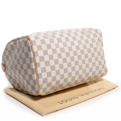 Louis Vuitton Damier Azur Speedy 30 4 of 7