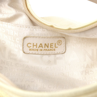 Chanel Grained Calfskin Tassel Hobo Cream 6 of 10