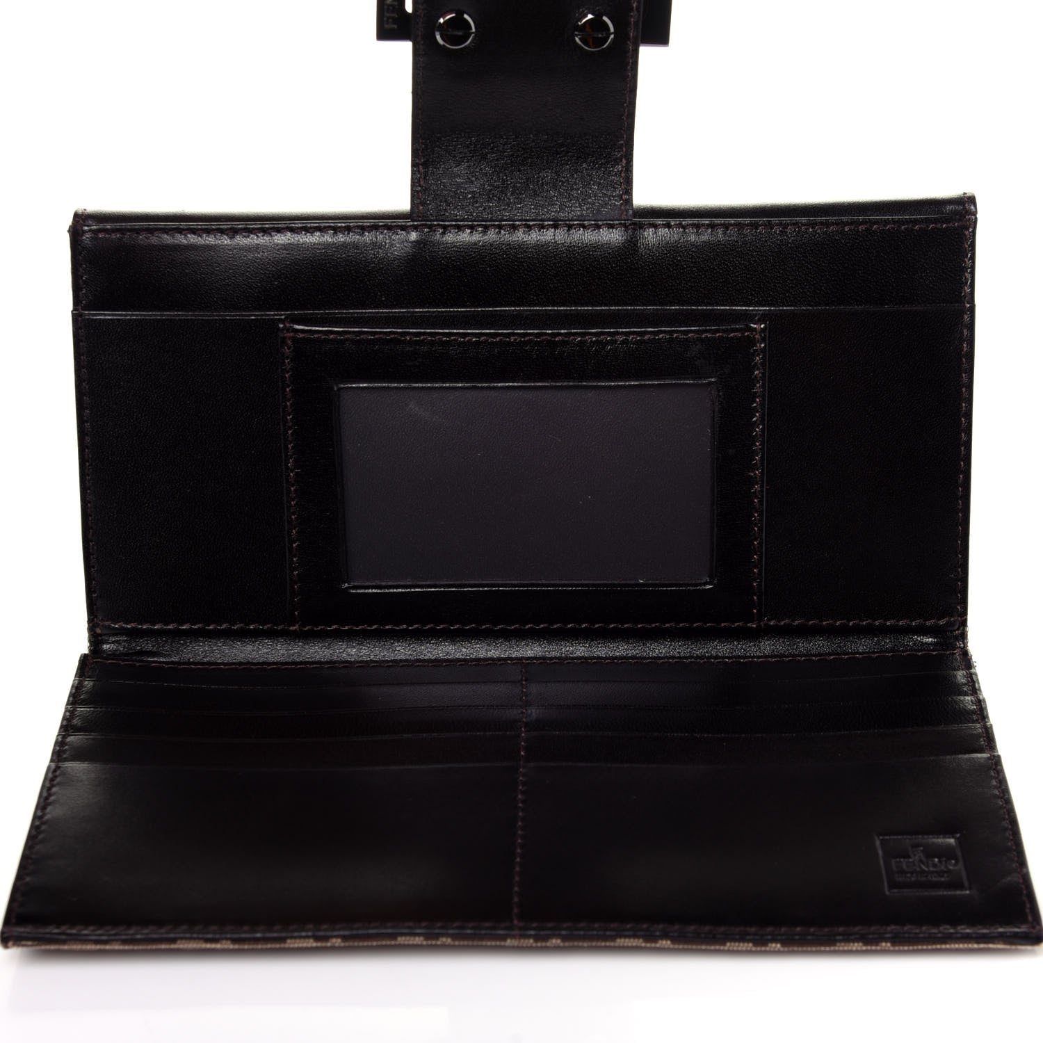Fendi Zucchino Forever Continental Wallet Brown 5 of 10