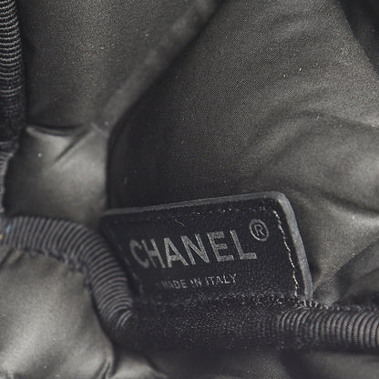 Chanel Calfskin Quilted Large Chesterfield Flap Navy 6 of 16