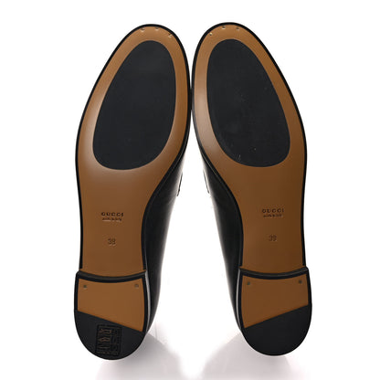Gucci Calfskin Womens Jordaan Loafers 39 Black 5 of 9
