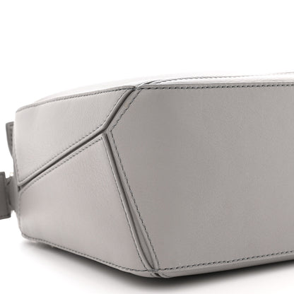 Loewe Calfskin Small Puzzle Bag Pearl Grey 9 of 10