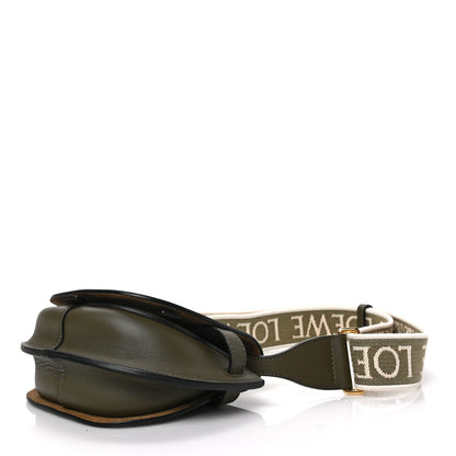 Loewe Calfskin Jacquard Mini Gate Dual Bag Autumn Green 8 of 9