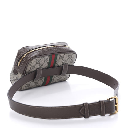 Gucci GG Supreme Monogram Web Small Ophidia Belt Bag 85 34 Dark Brown 2 of 11