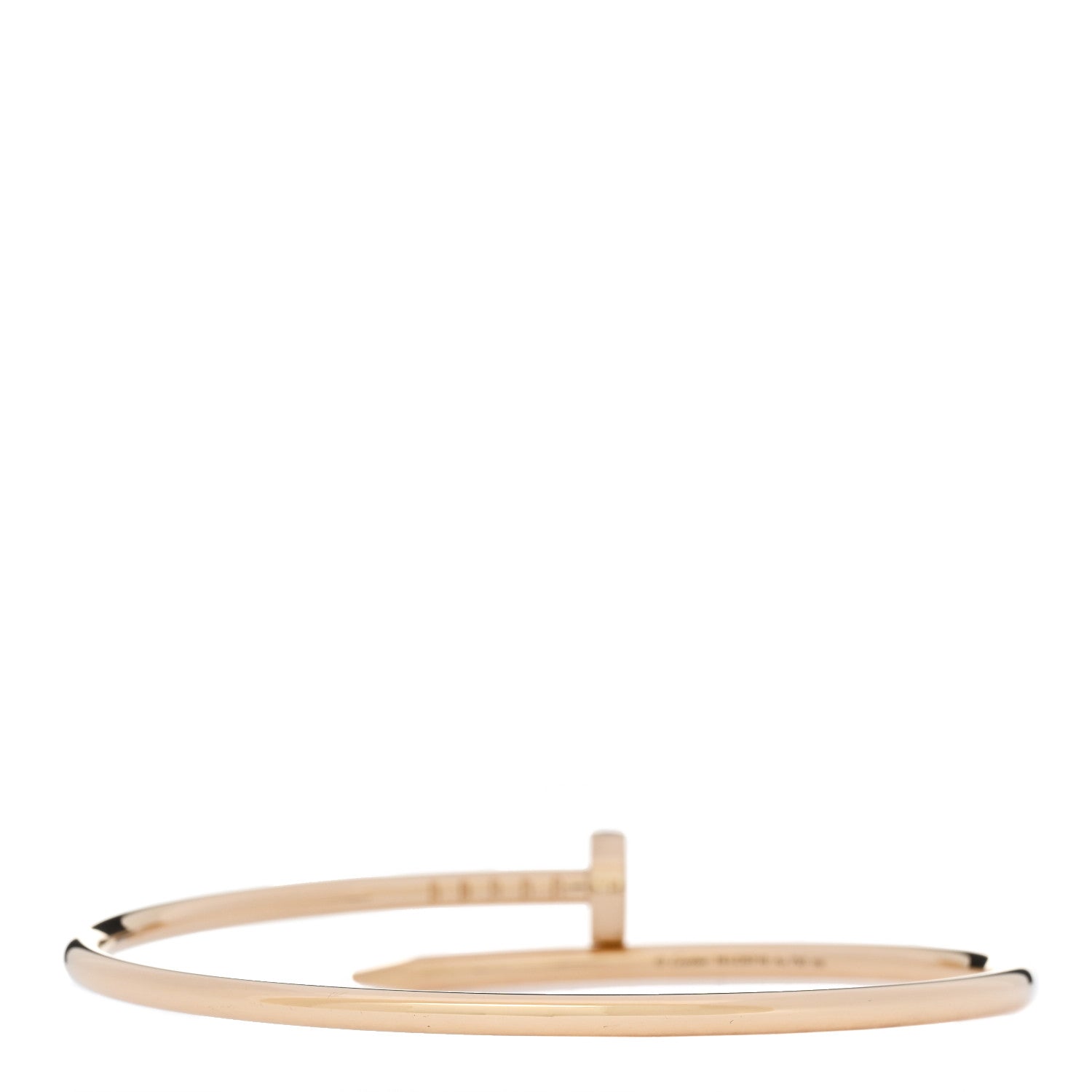 Cartier 18K Yellow Gold Small Juste Un Clou Bracelet 16 2 of 4
