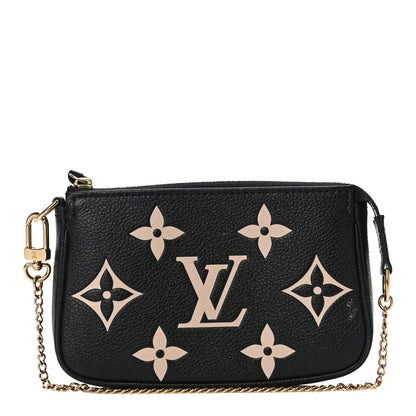 Louis Vuitton Empreinte Monogram Giant Mini Pochette Accessories Black 1 of 10