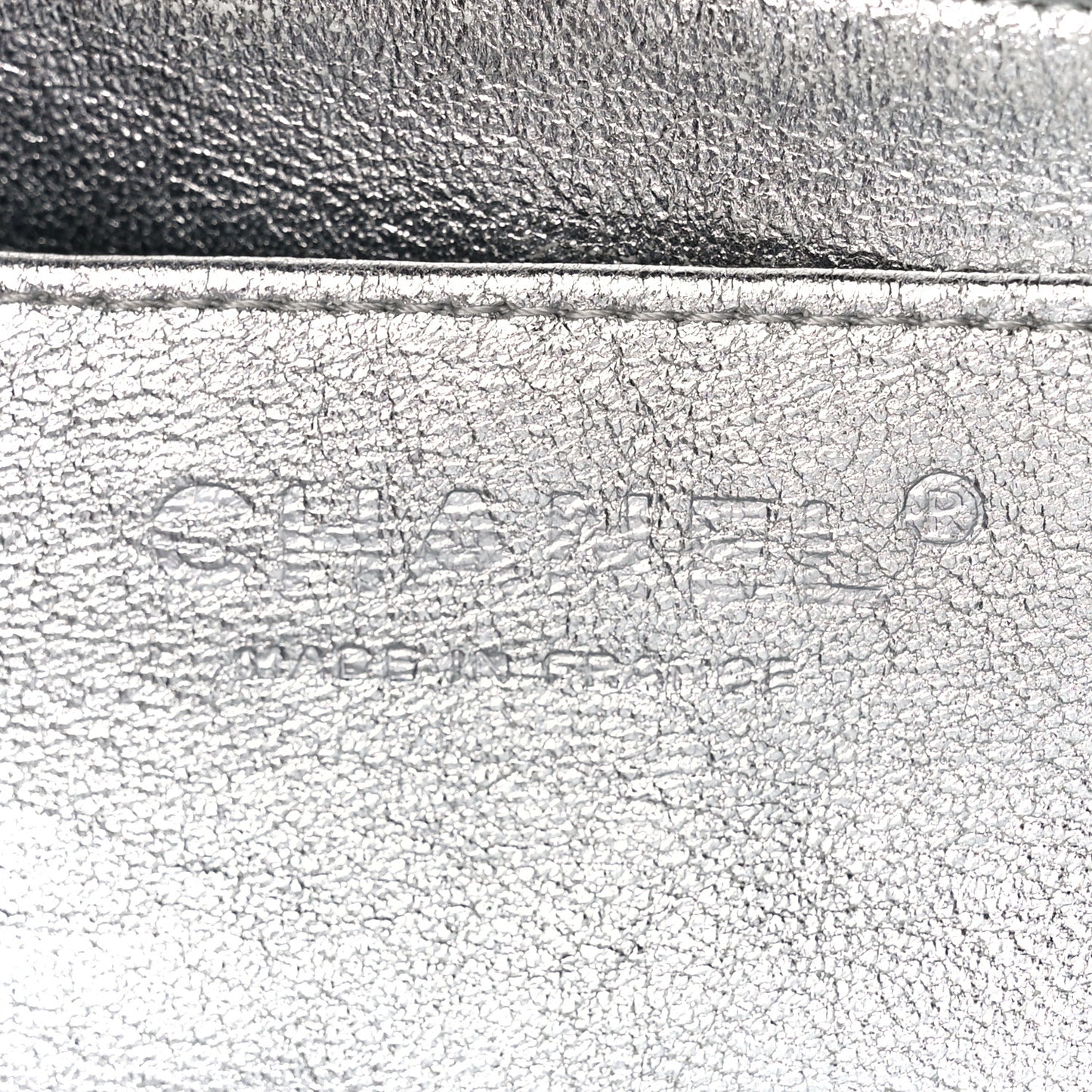 Metallic Lambskin Quilted Maxi Single Flap Silver