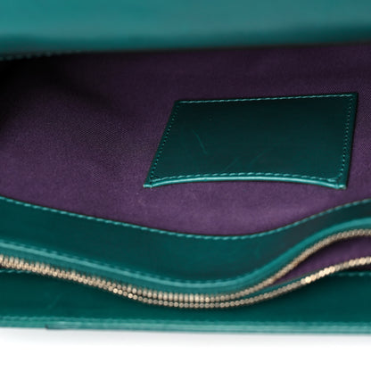 Bulgari Calfskin Serpenti Forever Crossbody Emerald Green 15 of 17