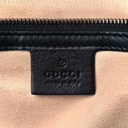 Gucci Calfskin Matelasse Large GG Marmont Shoulder Bag Black 6 of 12