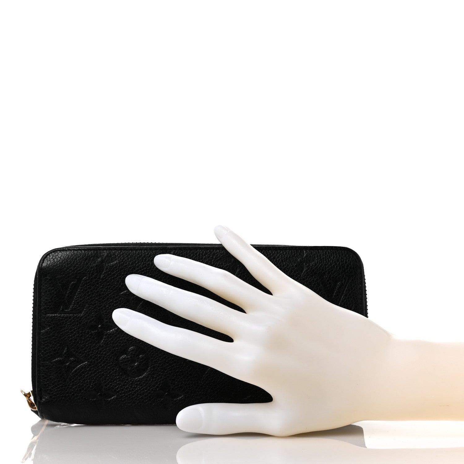 Louis Vuitton Empreinte Zippy Wallet Black 2 of 8